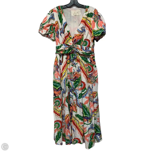 Dress Casual Maxi By Anthropologie In Multi-colored, Size: L