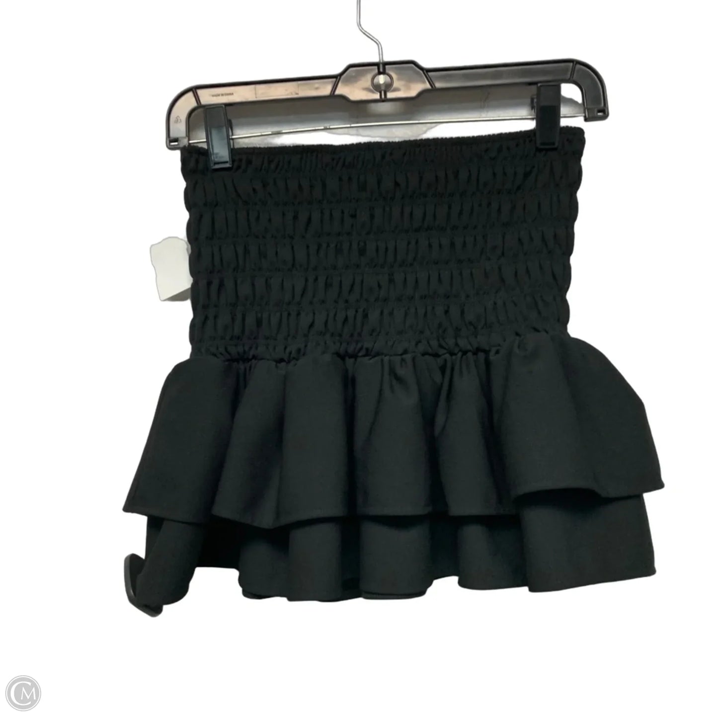 Top Sleeveless By Zara In Black, Size: S