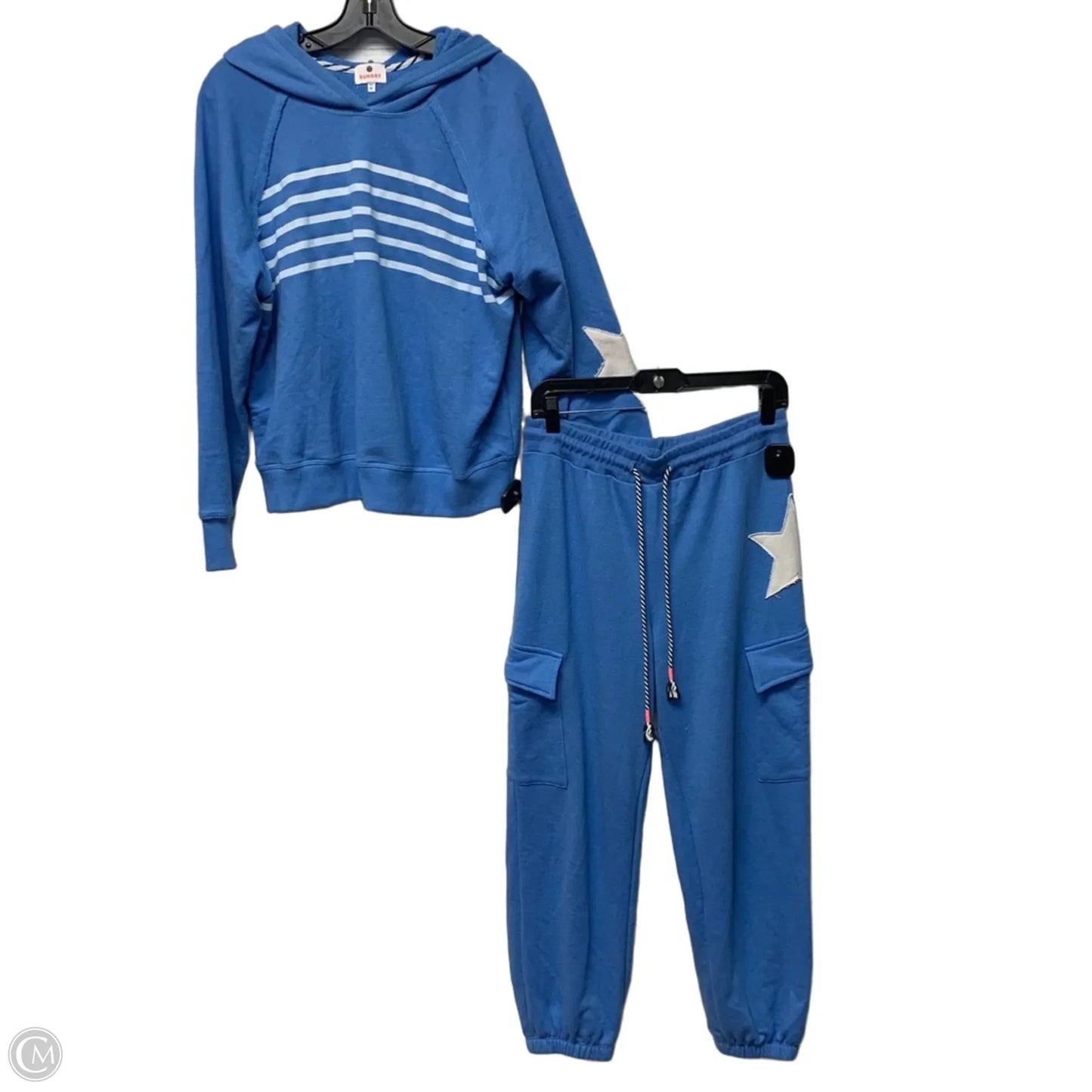Lounge Set Pants By Sundry In Blue, Size: M