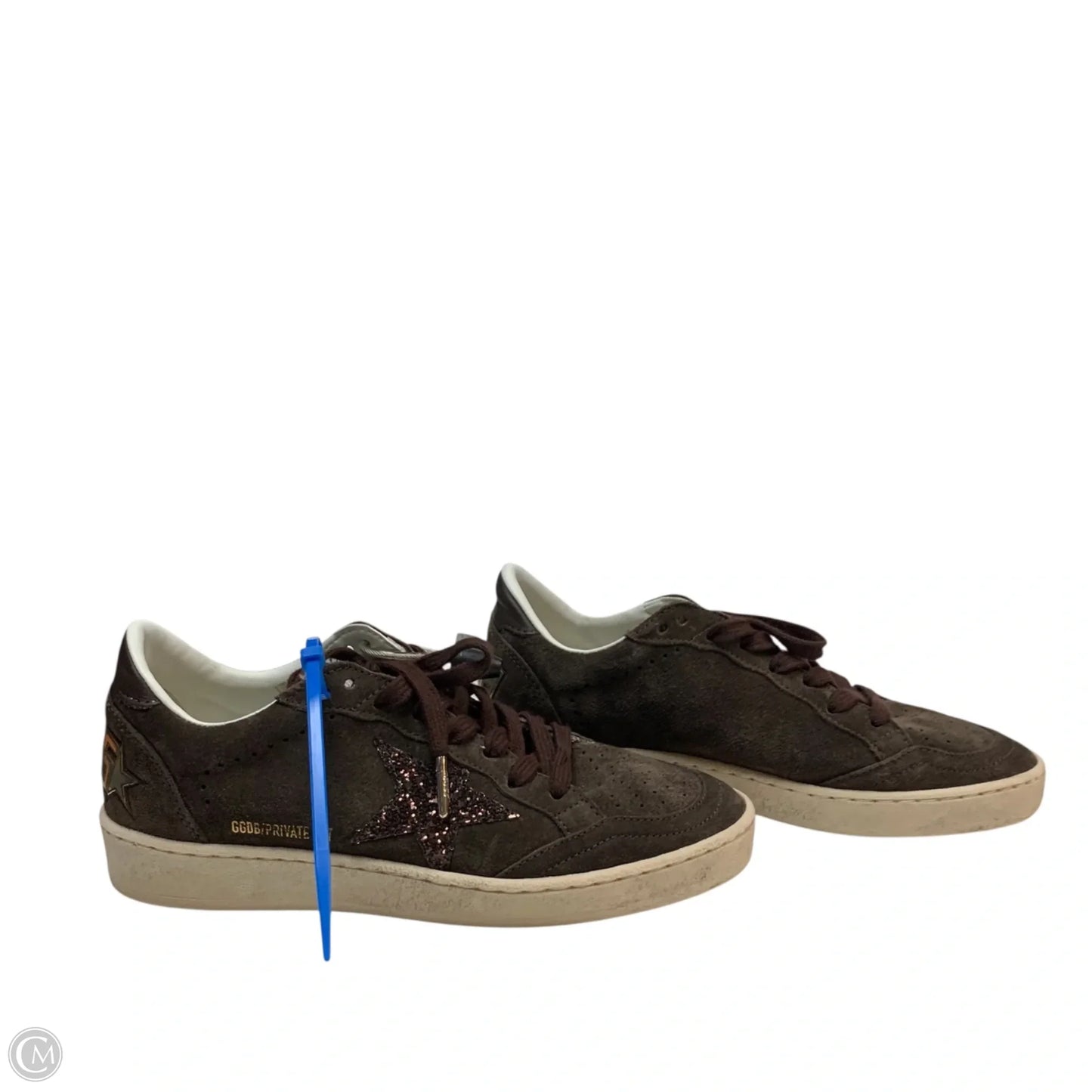 Shoes Luxury Designer By Golden Goose In Brown, Size: 7