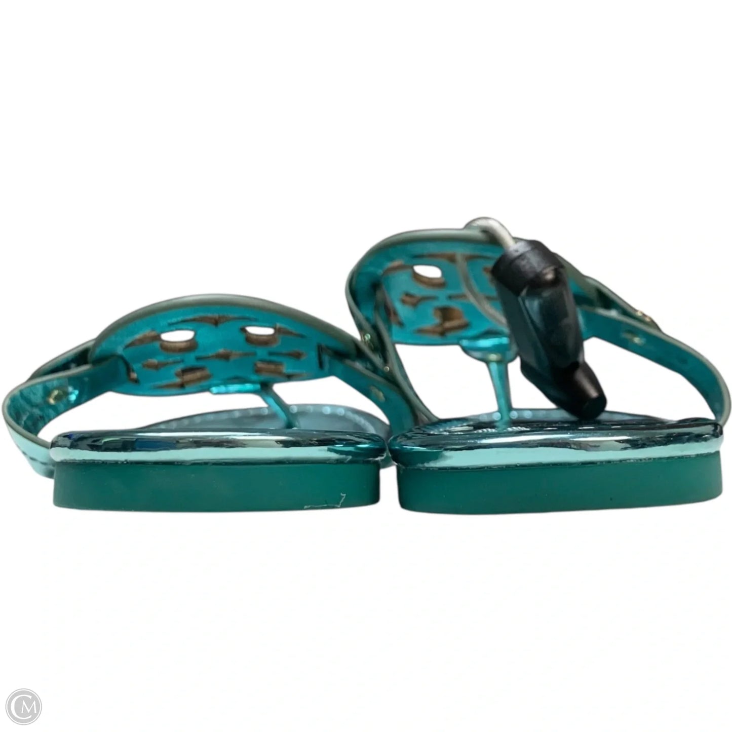 Sandals Designer By Tory Burch In Blue, Size: 6