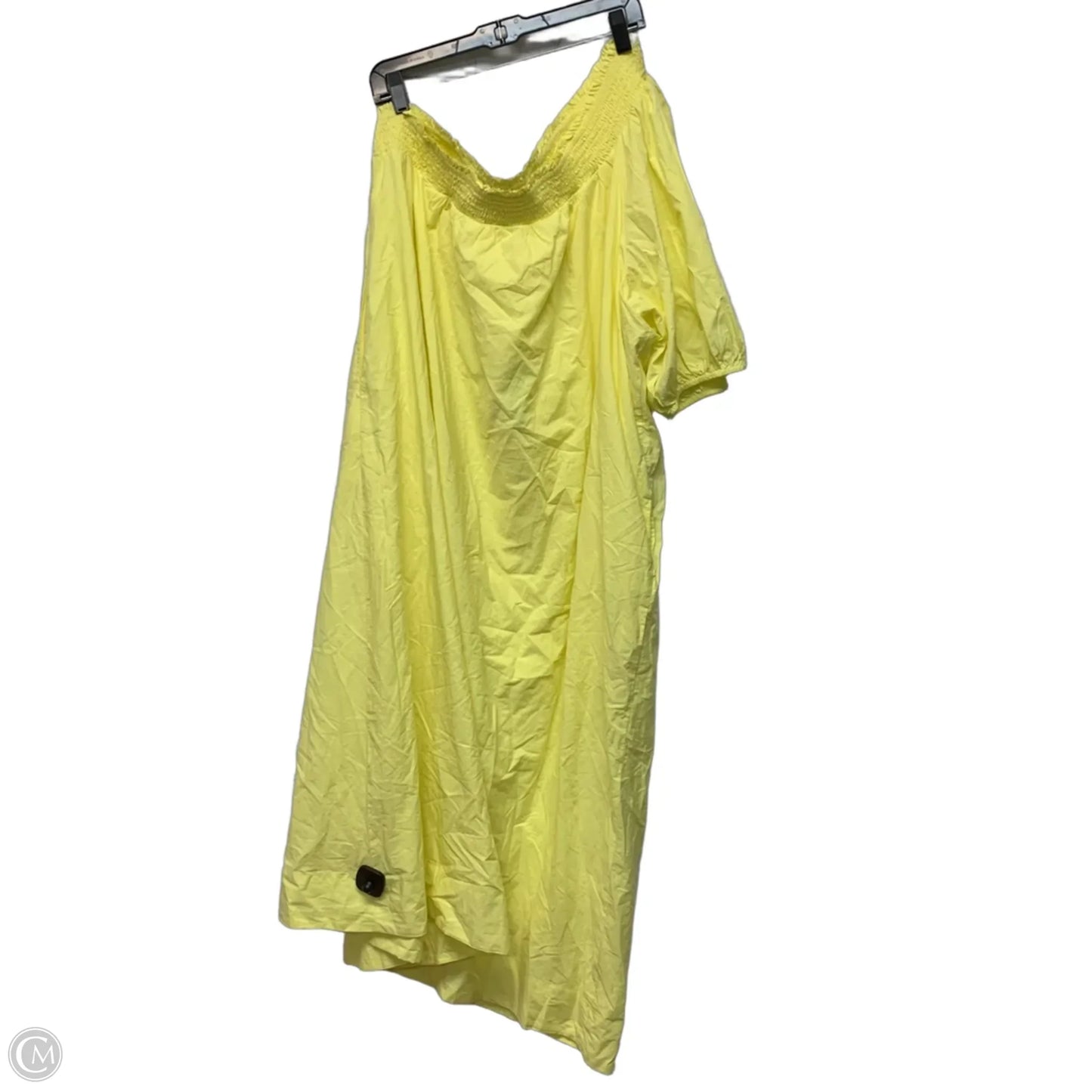 Dress Casual Maxi By Maeve In Yellow, Size: 3x
