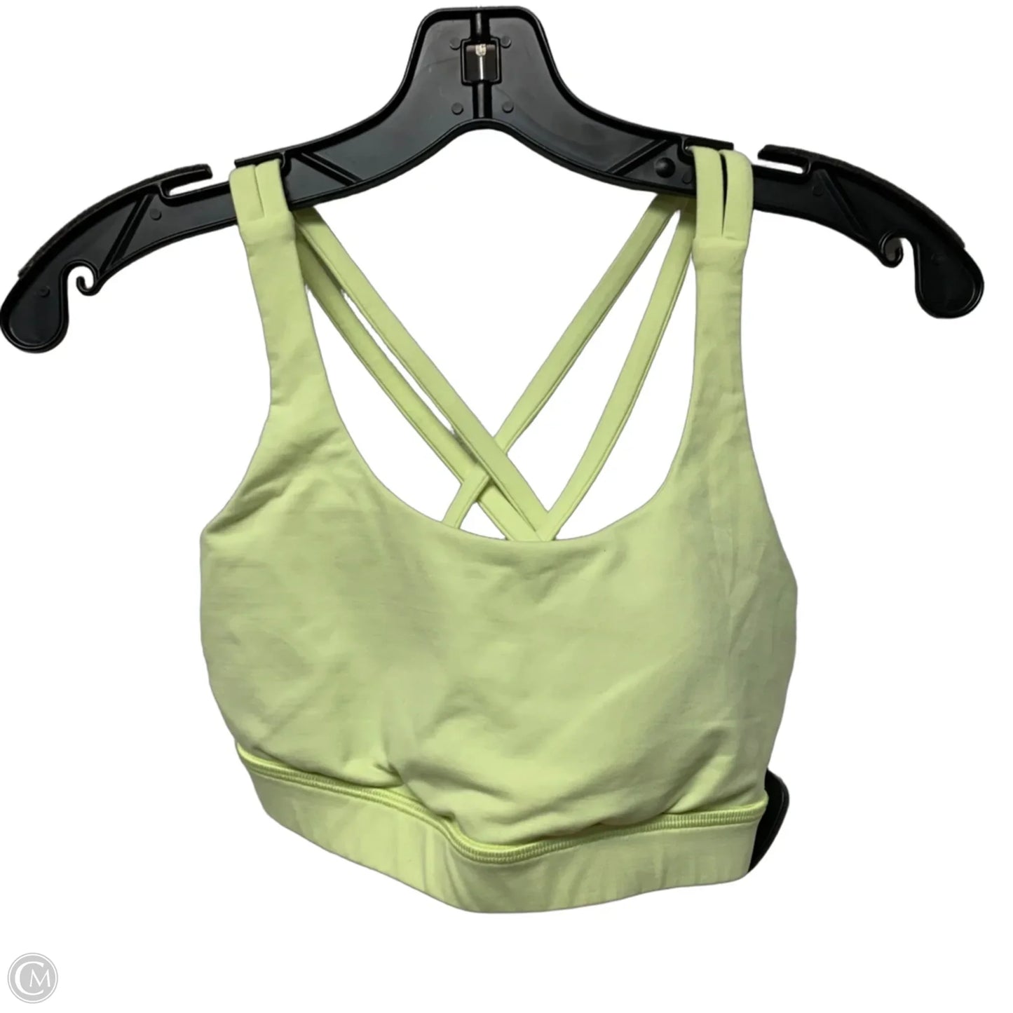 Athletic Bra By Lululemon In Yellow, Size: S