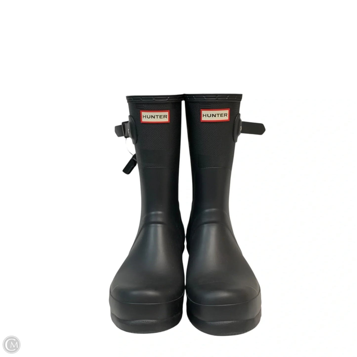 Boots Designer By Hunter In Black, Size: 12