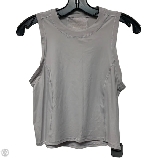 Athletic Tank Top By Lululemon In Grey, Size: S