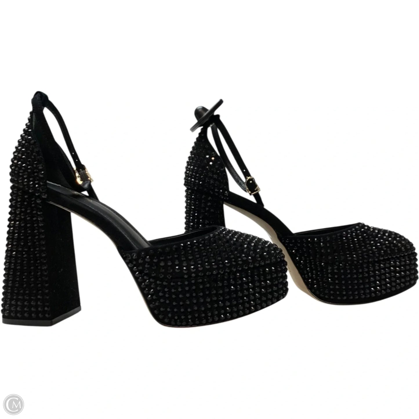 Shoes Heels Block By LARROUDE In Black, Size: 8