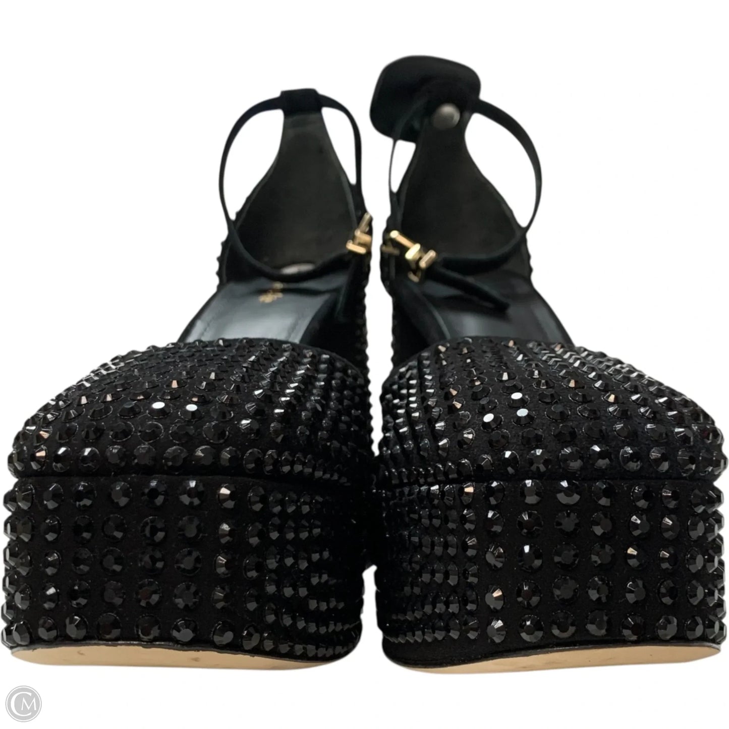 Shoes Heels Block By LARROUDE In Black, Size: 8