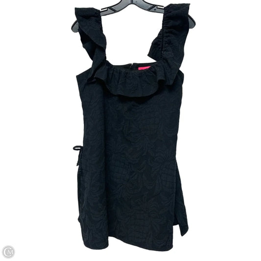 Romper Designer By Lilly Pulitzer In Black, Size: M