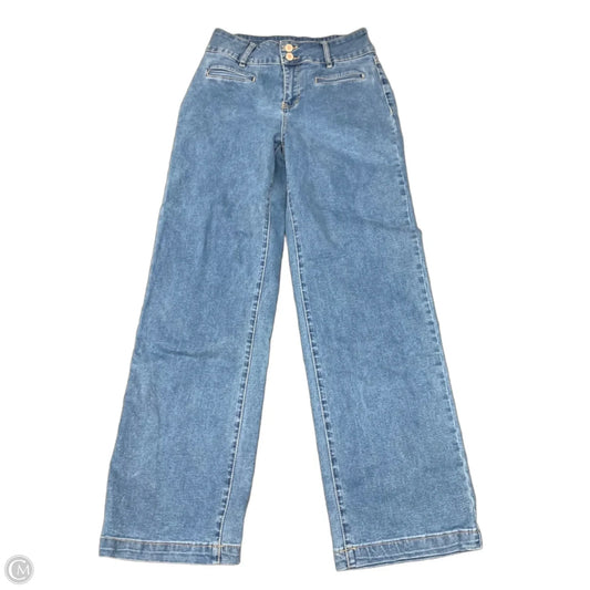 Jeans Wide Leg By Clothes Mentor In Blue Denim, Size: 6
