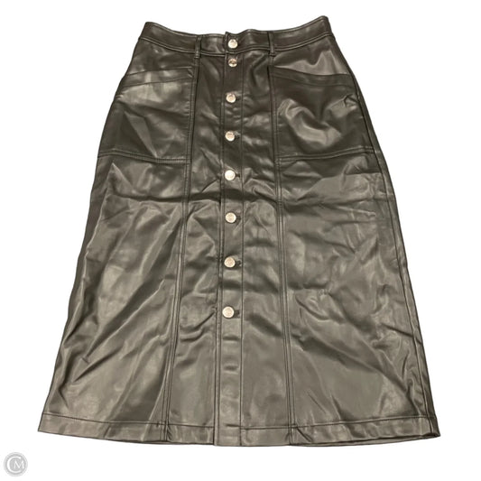 Skirt Midi By Loft In Black, Size: 10
