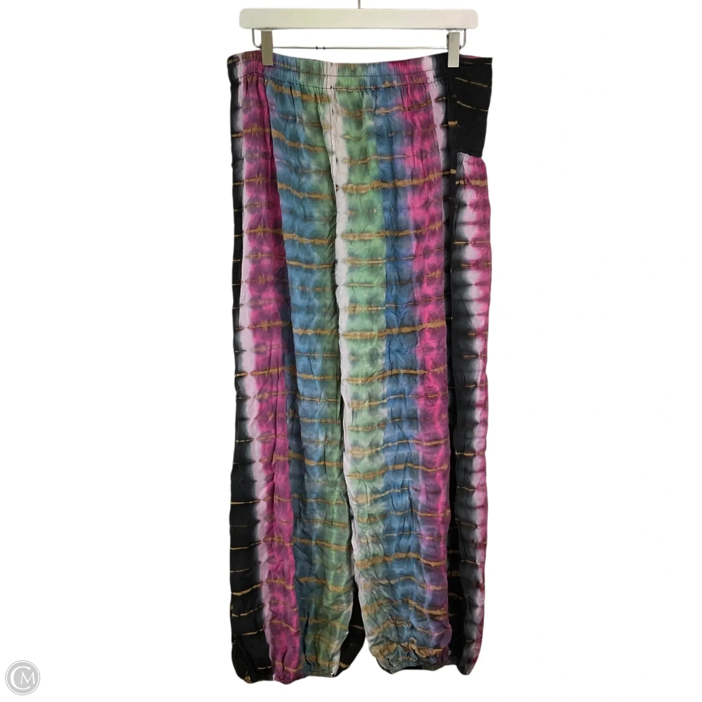 Pants Joggers By Earthbound In Tie Dye Print, Size: Xl