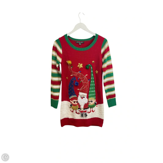 Sweater By United States Sweaters In Red, Size: Xs