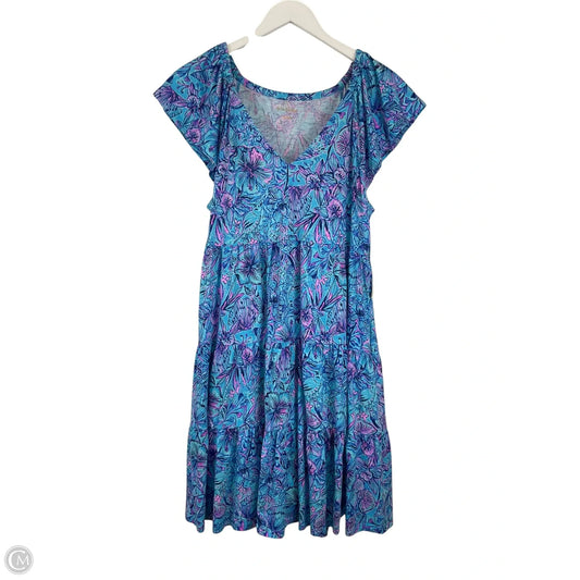 Dress Designer By Lilly Pulitzer In Blue, Size: L
