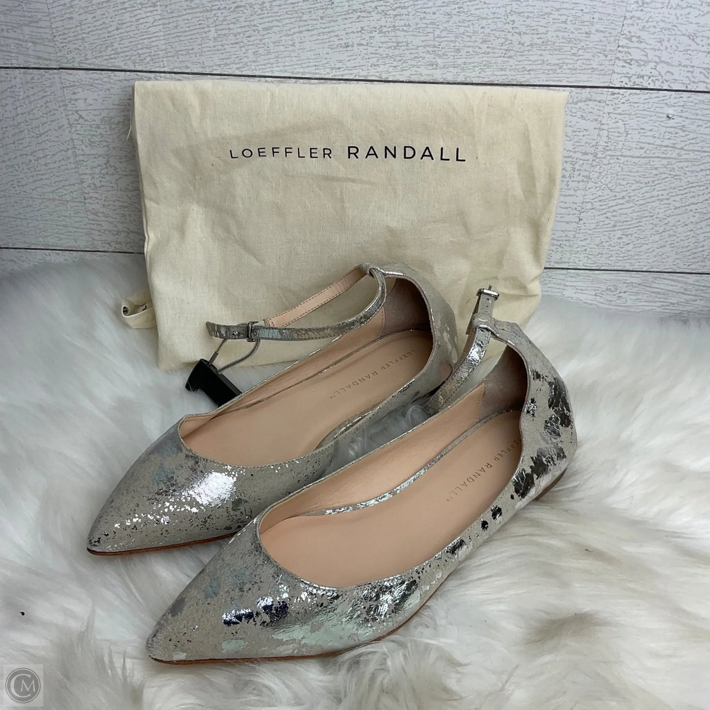 Shoes Flats By Loeffler Randall In Silver, Size: 7.5
