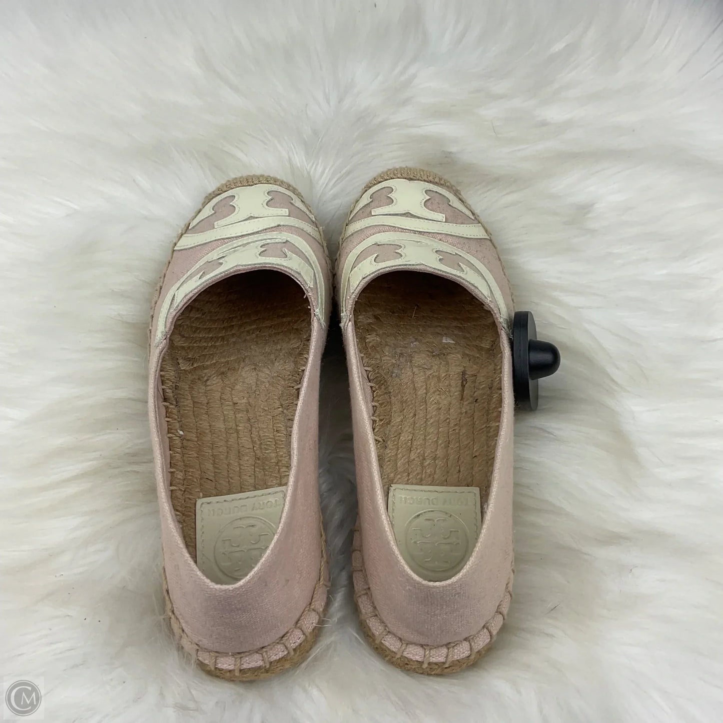 Shoes Designer By Tory Burch In Pink & White, Size: 6