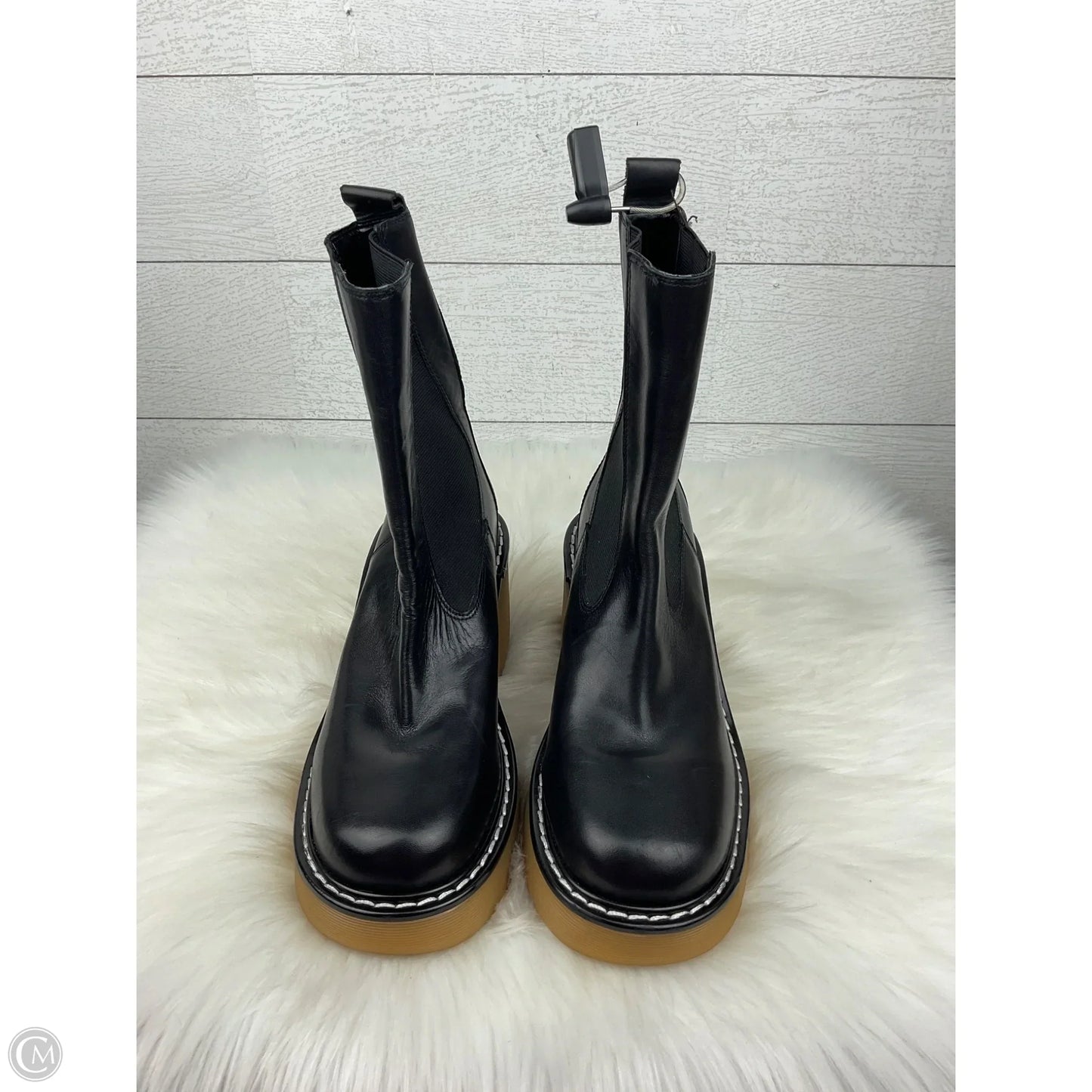 Boots Ankle Heels By Marc Fisher In Black, Size: 7