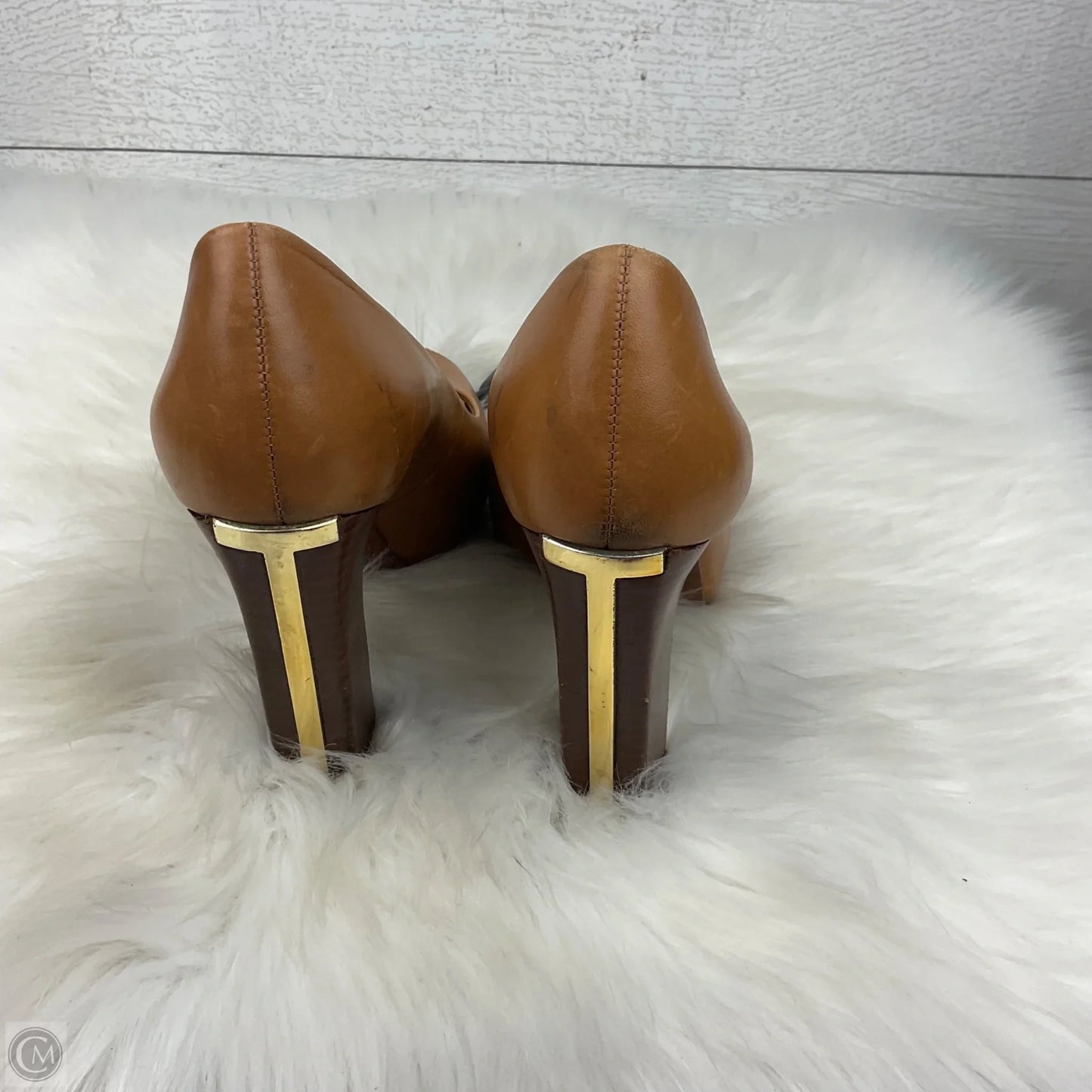 Shoes Designer By Tory Burch In Tan, Size: 7.5