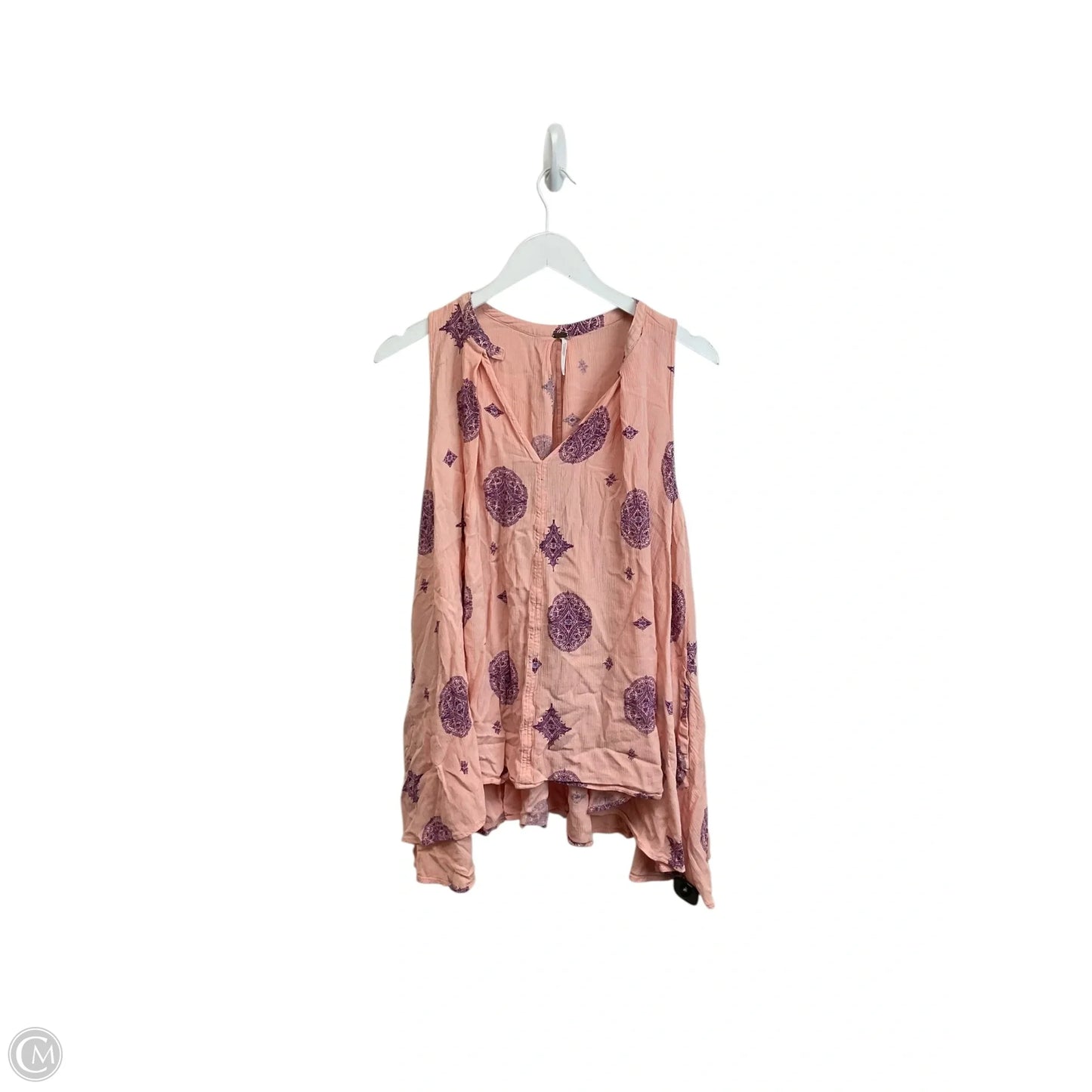 Top Sleeveless By Free People In Pink, Size: Xs