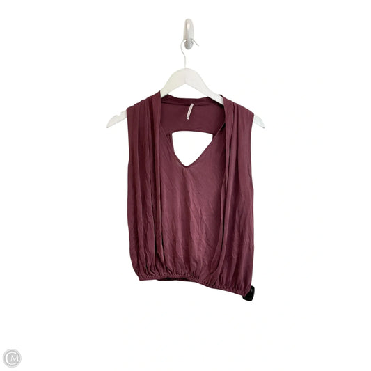 Top Sleeveless By Free People In Purple, Size: Xs