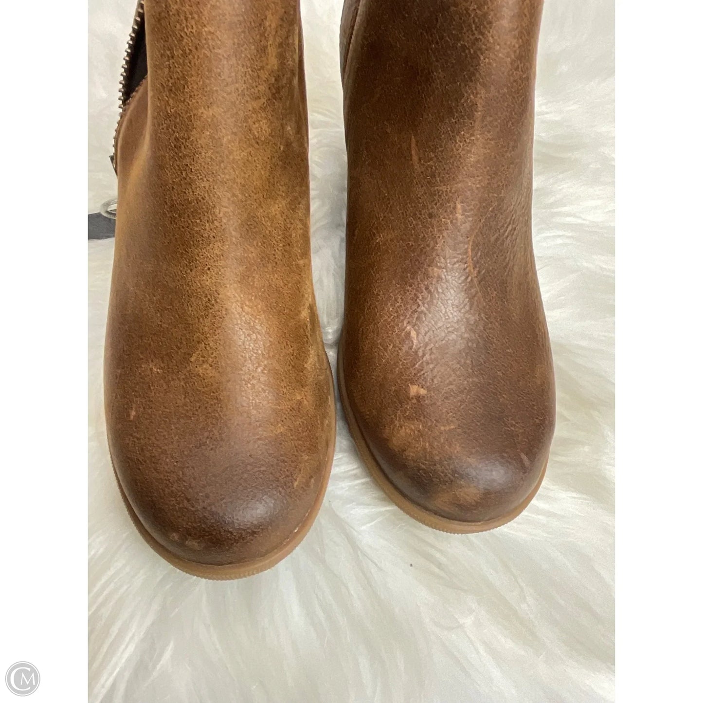 Boots Ankle Heels By Sorel In Brown, Size: 6.5