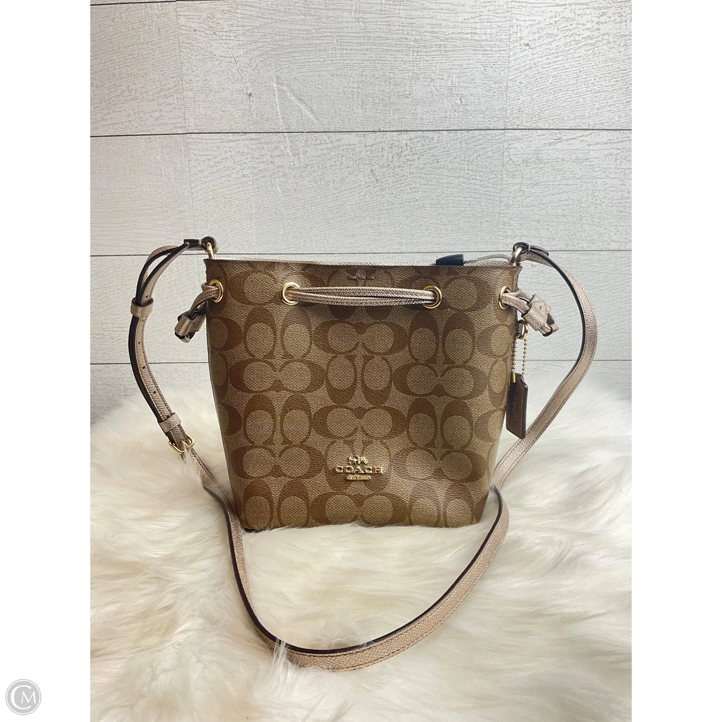 Crossbody Designer By Coach, Size: Medium