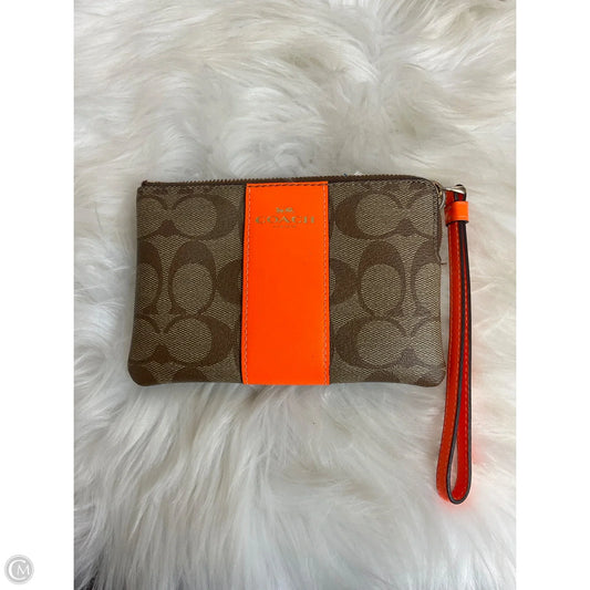 Wristlet Designer By Coach, Size: Small