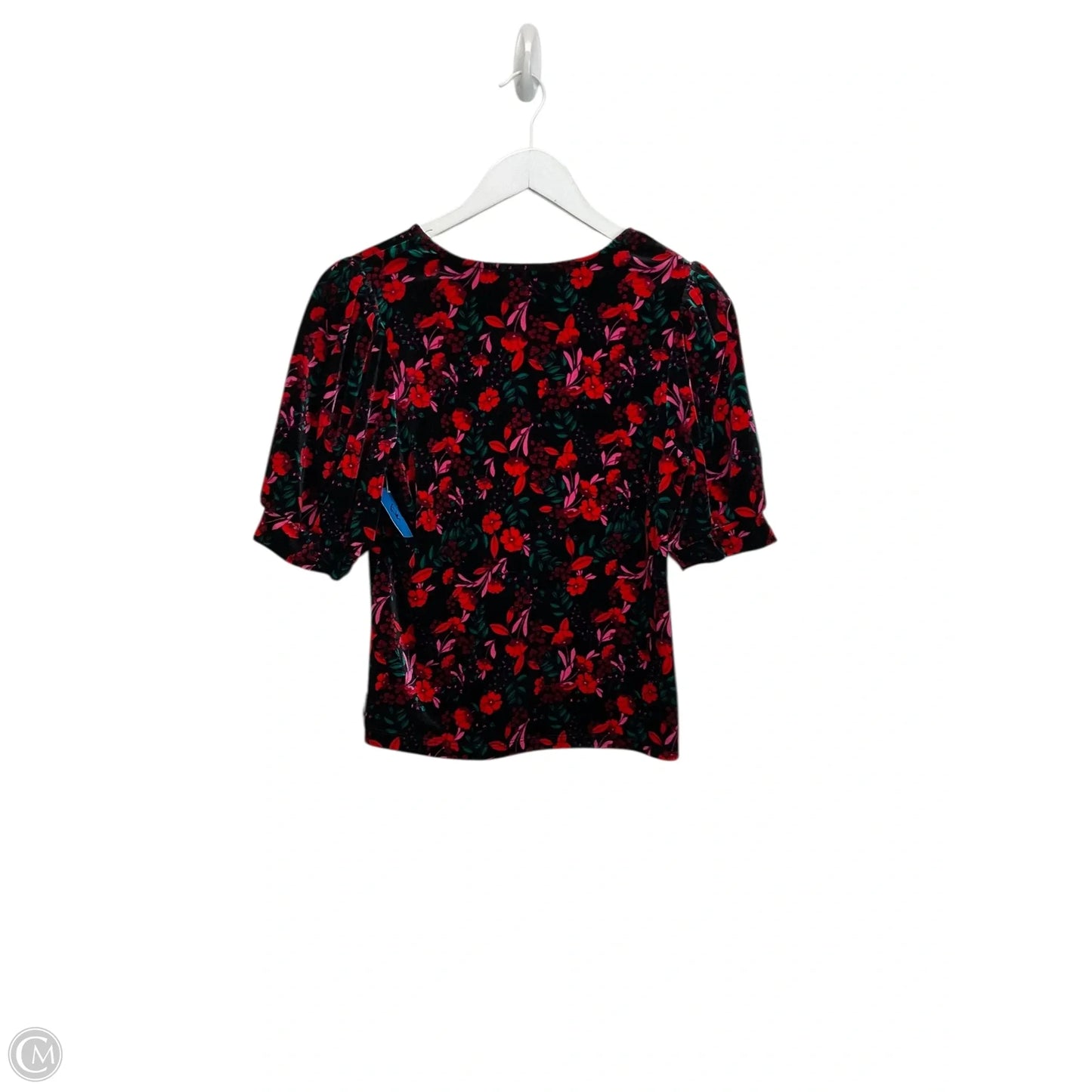Top Short Sleeve By Draper James In Black & Red, Size: Xs