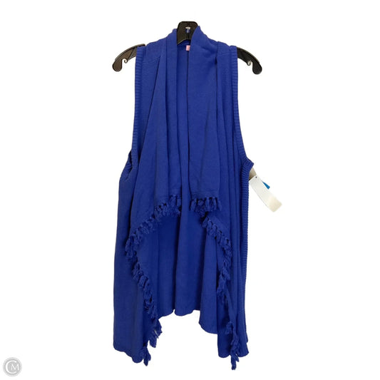 Cardigan Designer By Lilly Pulitzer In Blue, Size: Xl