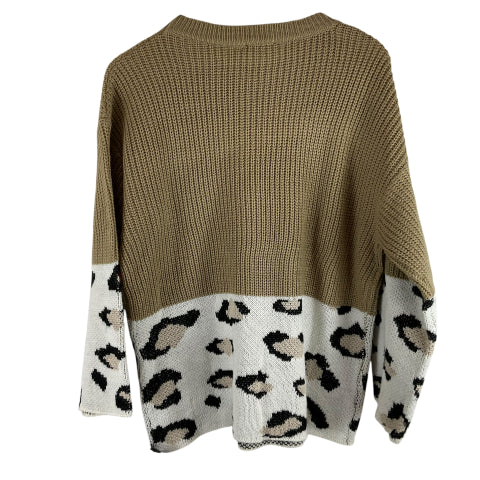 Sweater By Clothes Mentor In Brown, Size: S
