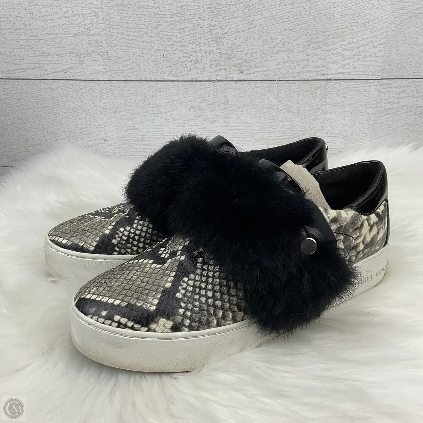 Shoes Designer By Michael Kors In Snakeskin Print, Size: 8