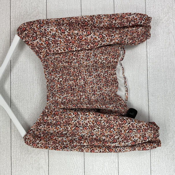 Top 3/4 Sleeve By So In Floral Print, Size: Xl