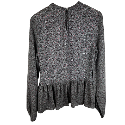 Top Long Sleeve By Loft In Grey, Size: M