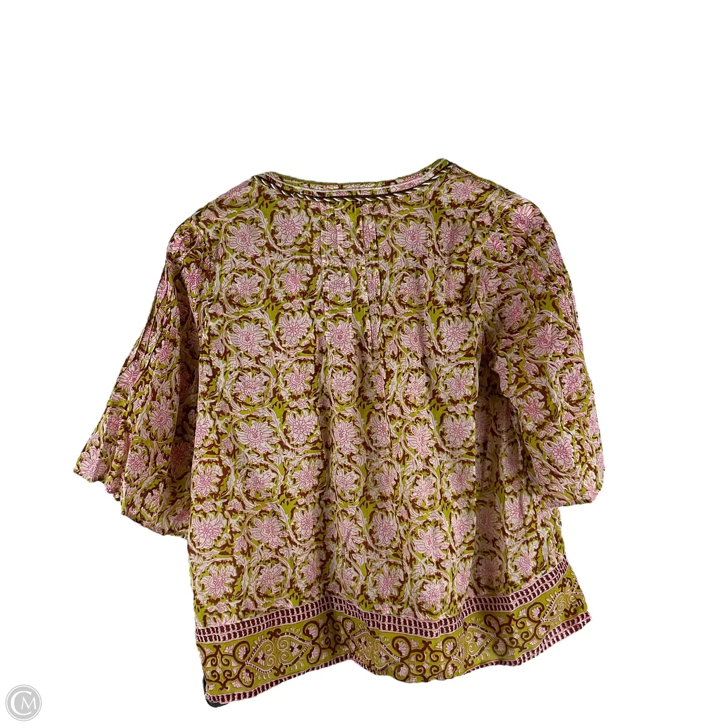Top Short Sleeve By Sigrid Olsen In Green, Size: S