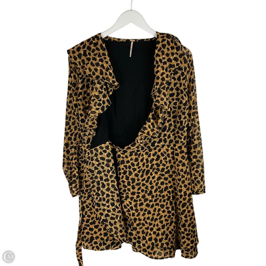 Dress Casual Short By Free People In Animal Print, Size: Xs