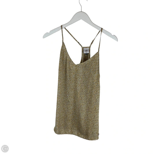 Top Sleeveless By Cabi In Yellow, Size: Xs