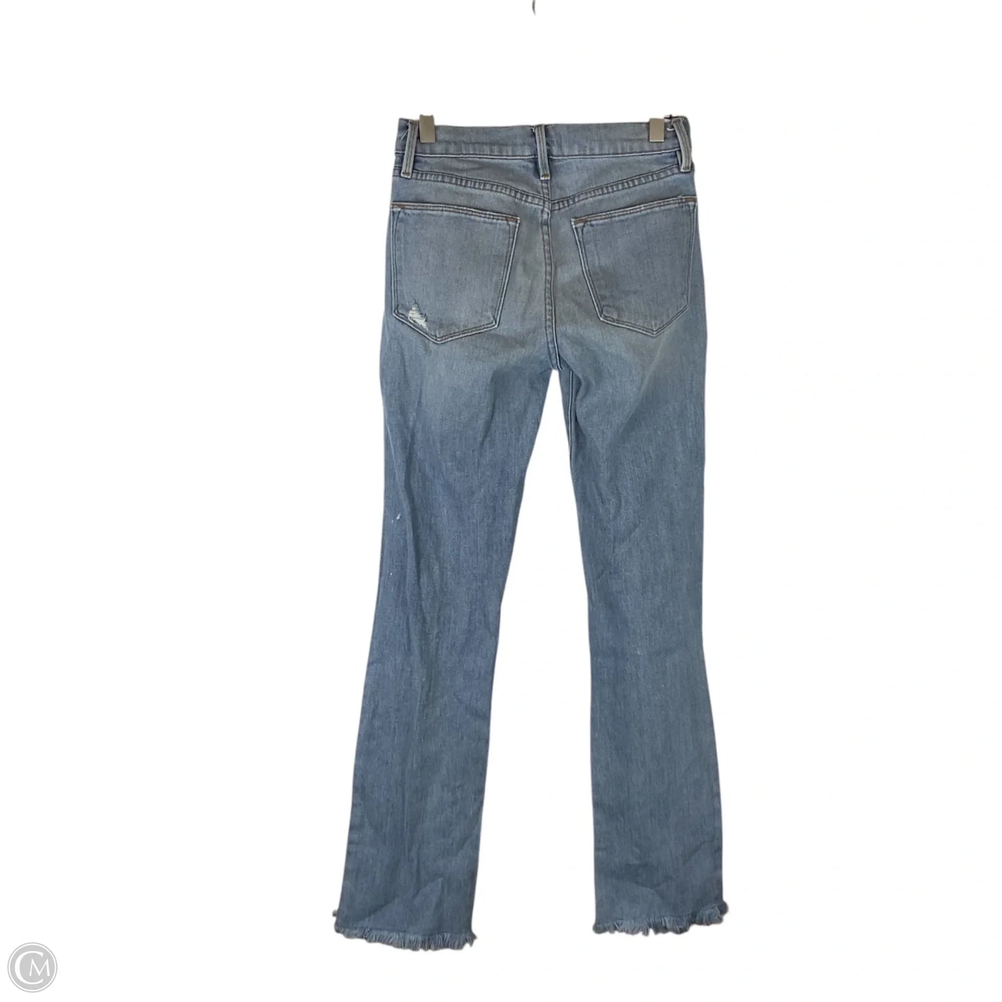 Jeans Boot Cut By Frame In Blue Denim, Size: 0