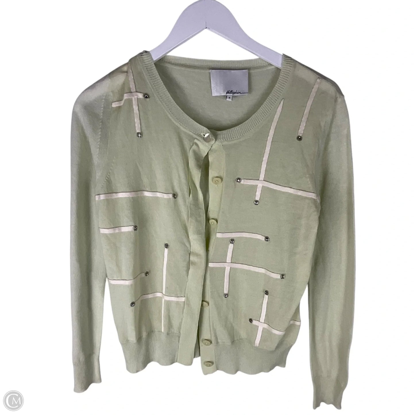Cardigan By Clothes Mentor In Green, Size: S