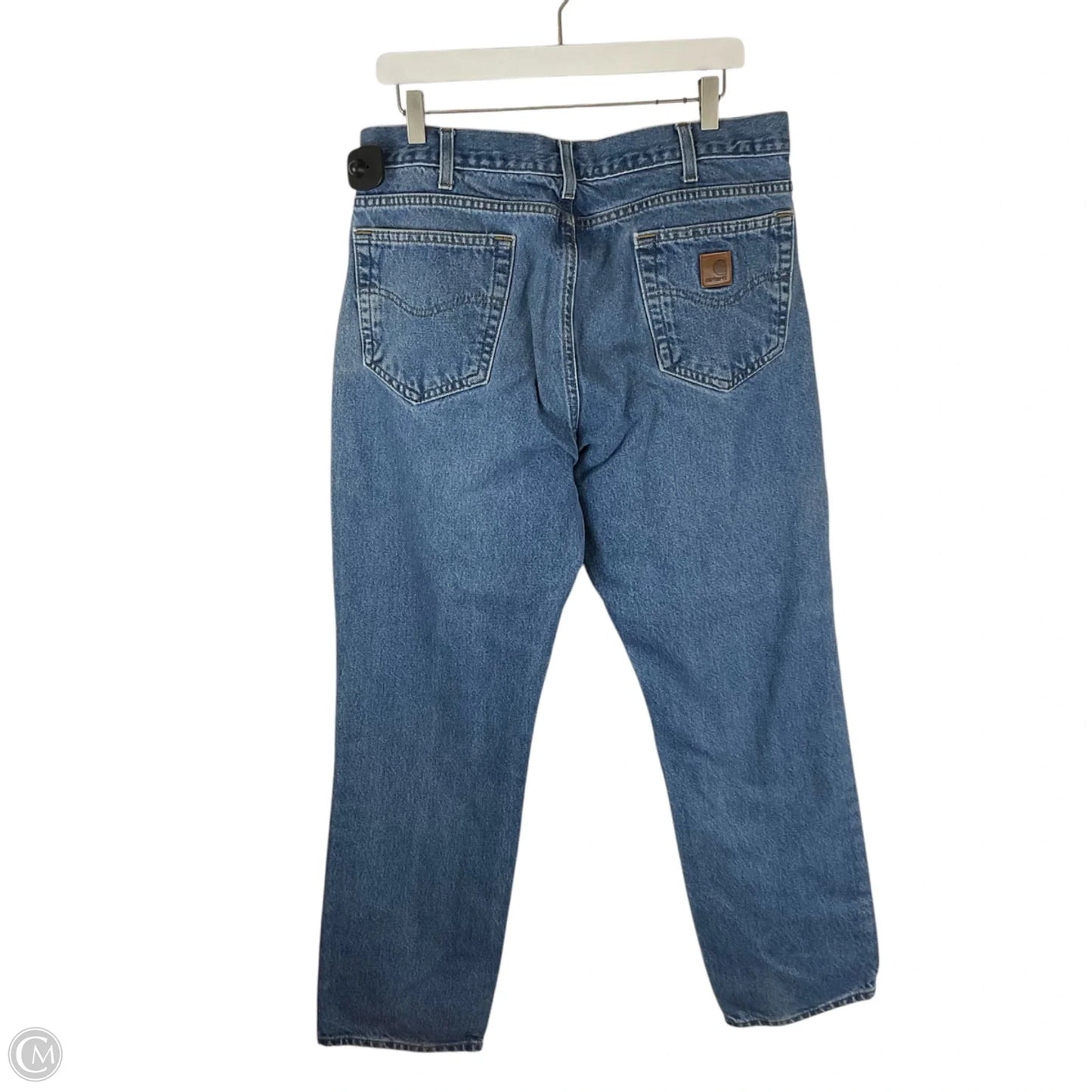 Jeans Wide Leg By Carhartt In Blue Denim, Size: 8