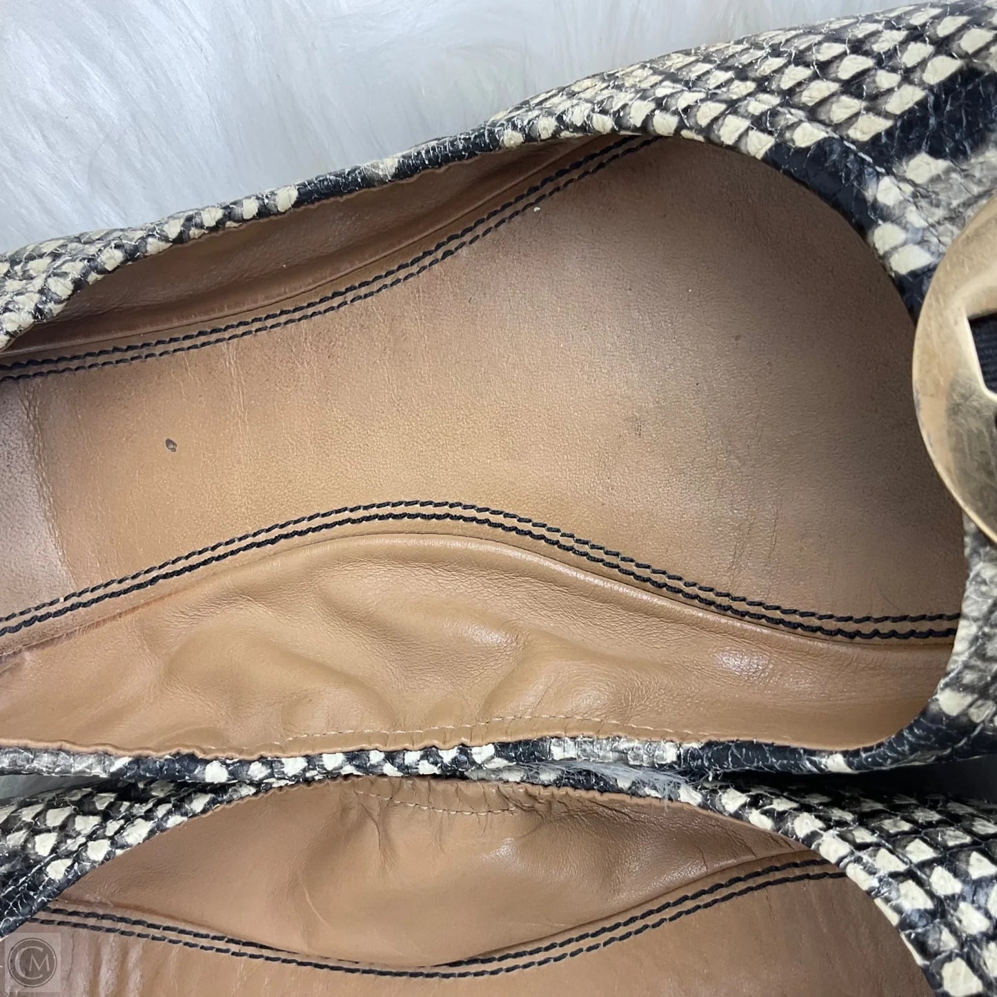 Shoes Designer By Tory Burch In Snakeskin Print, Size: 9