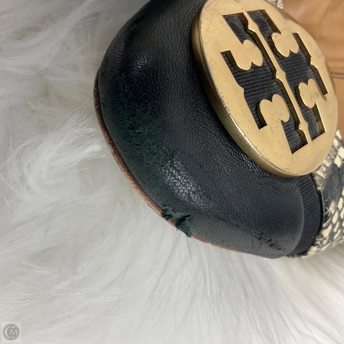 Shoes Designer By Tory Burch In Snakeskin Print, Size: 9