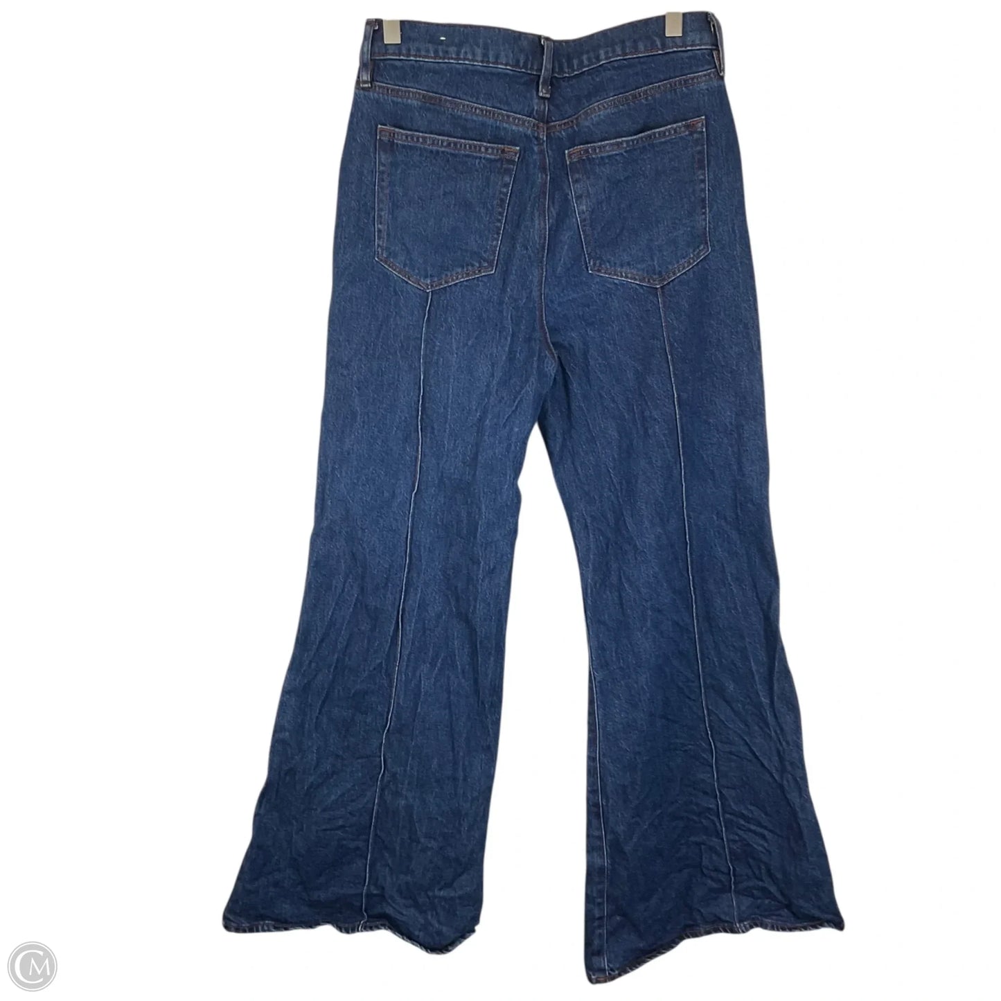 Jeans Flared By Loft In Blue Denim, Size: 6