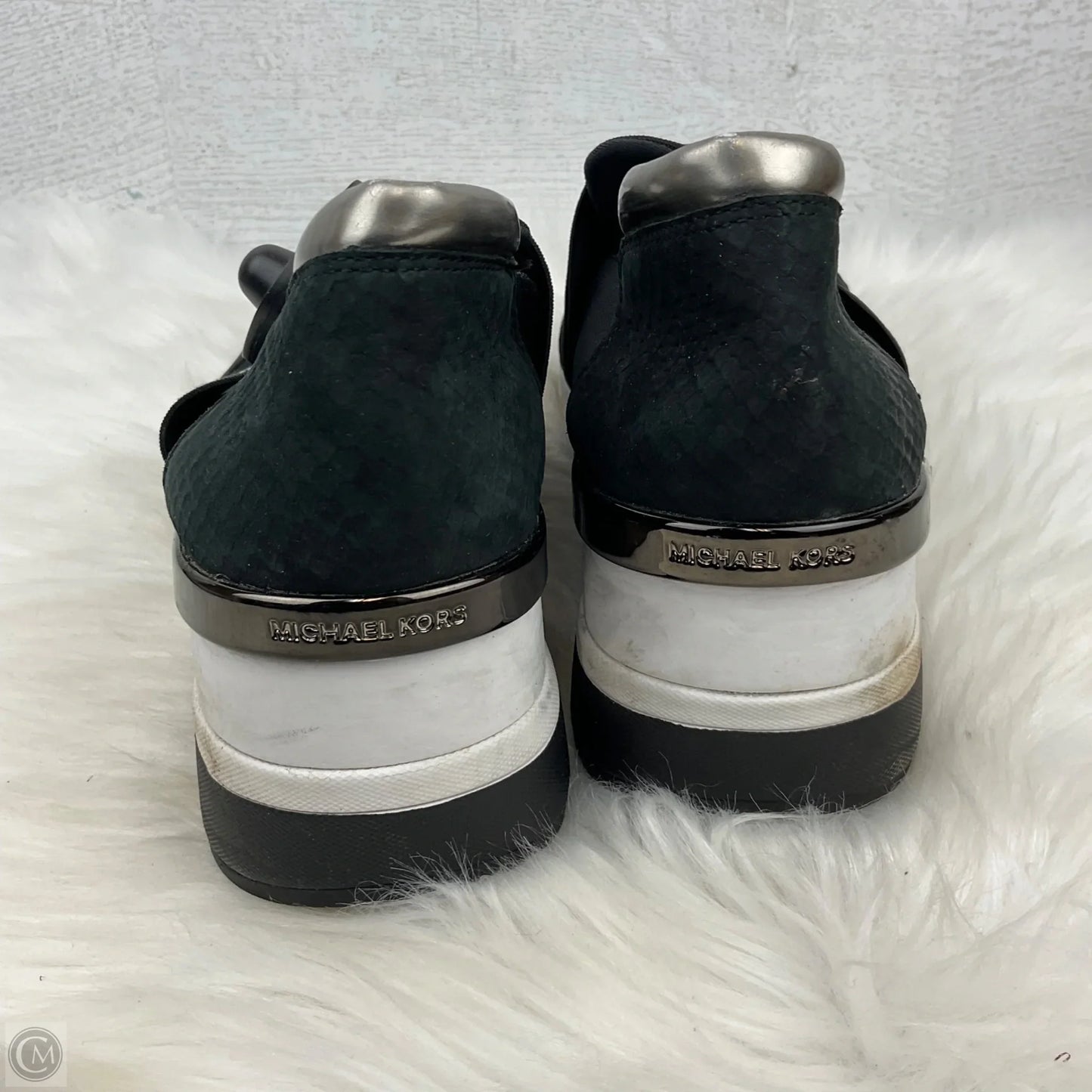 Shoes Designer By Michael Kors In Black, Size: 11