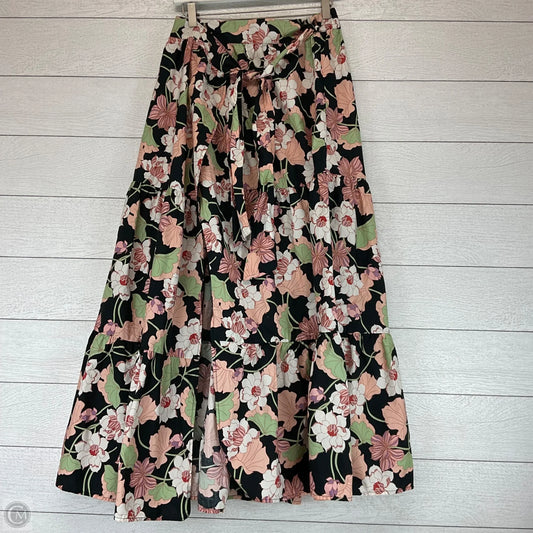 Skirt Maxi By Who What Wear In Floral Print, Size: Xs