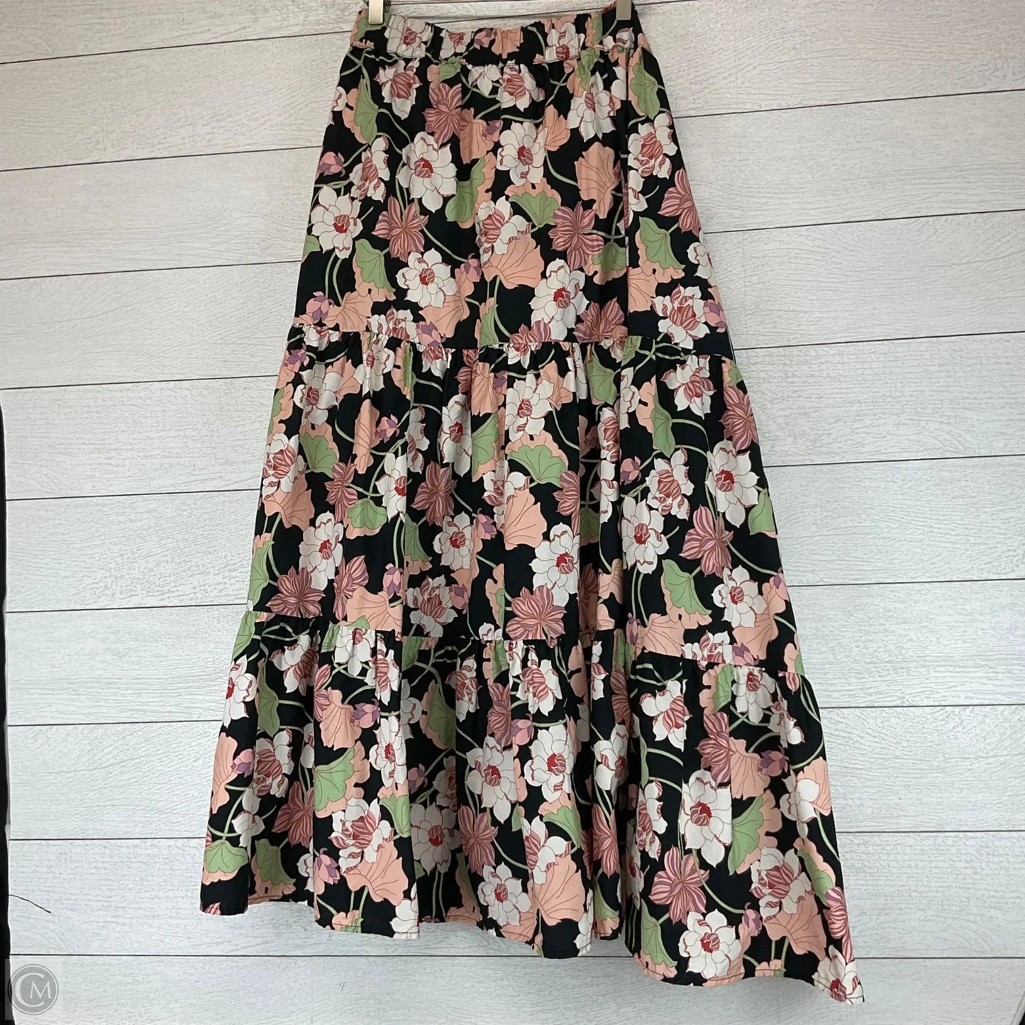 Skirt Maxi By Who What Wear In Floral Print, Size: Xs