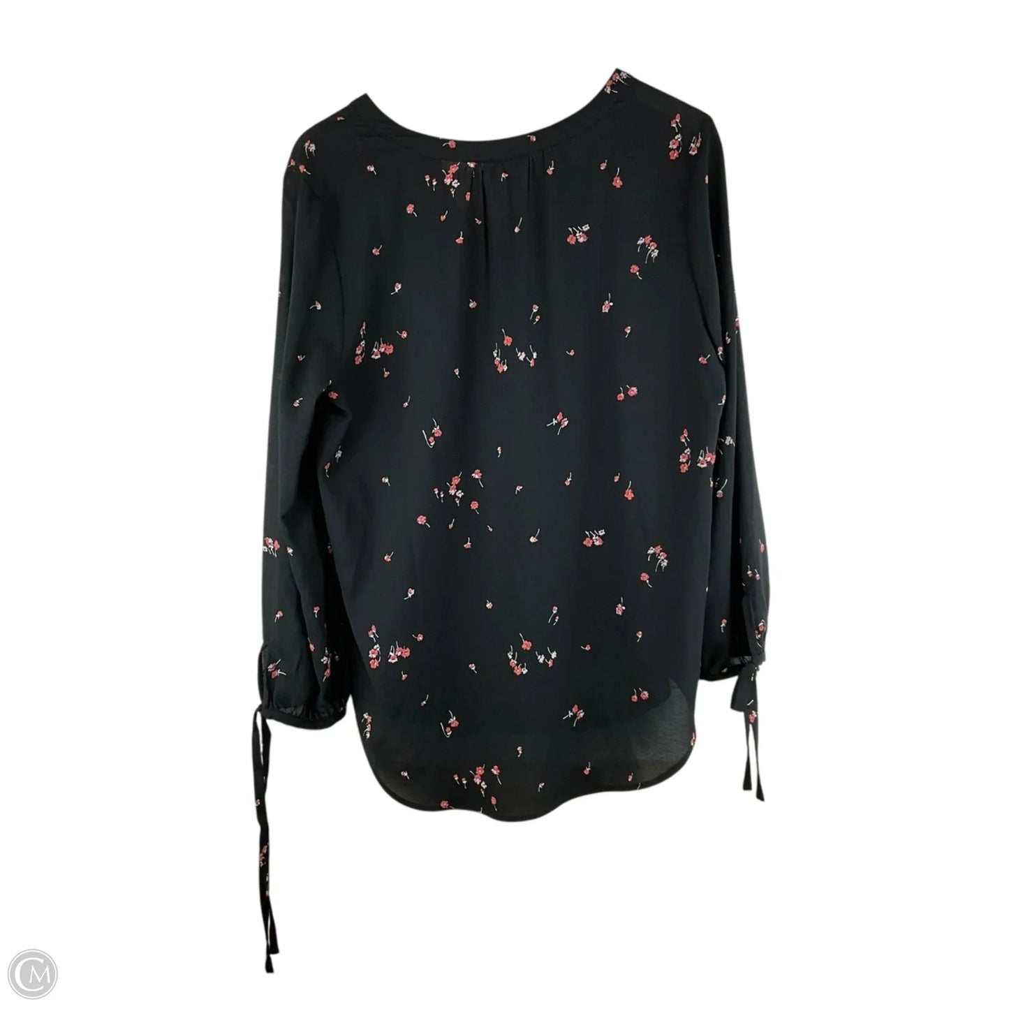 Top Long Sleeve By Liz Claiborne In Black, Size: M