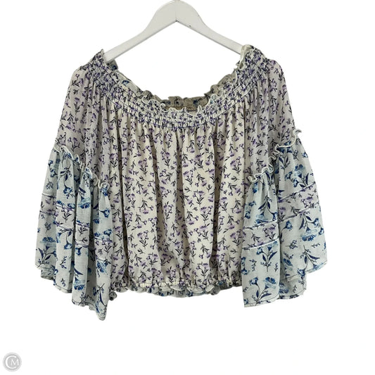 Top Long Sleeve By Free People In White, Size: Xs