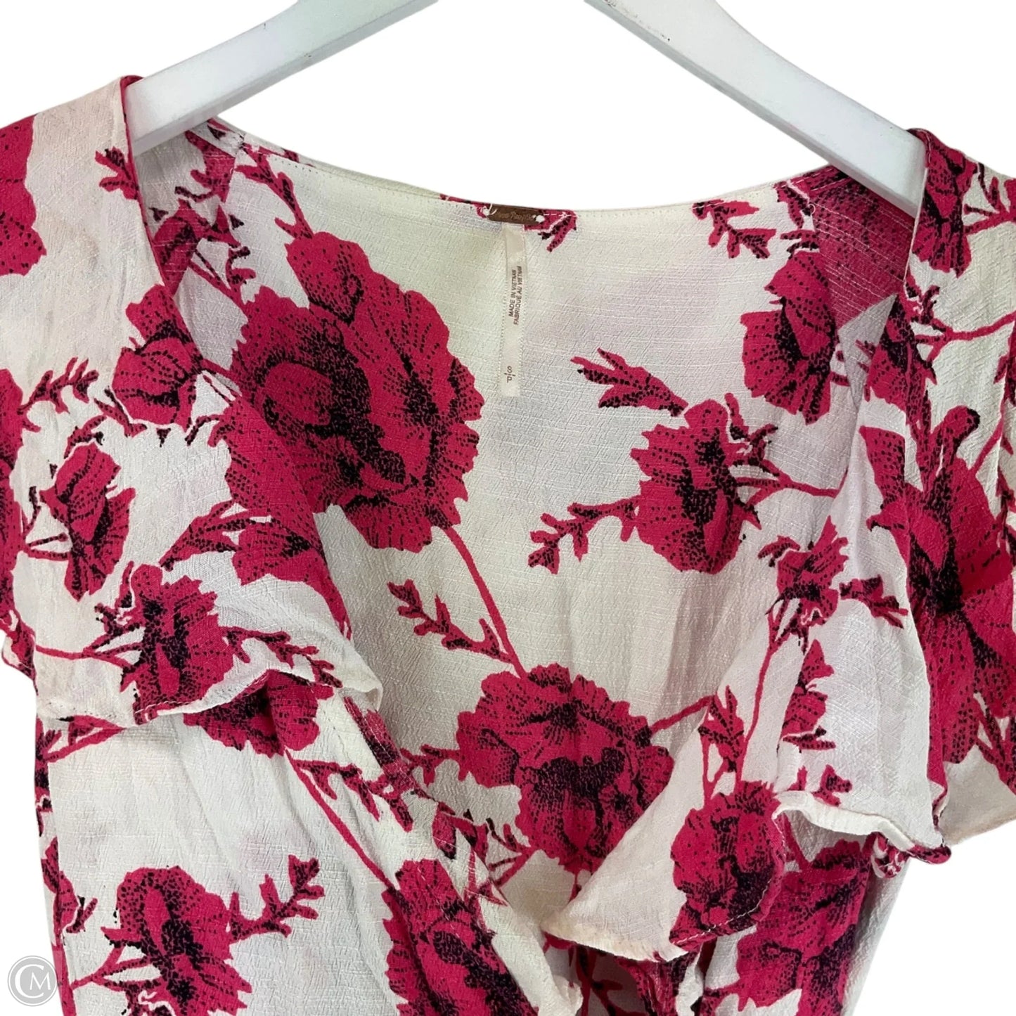 Top Sleeveless By Free People In Floral Print, Size: S