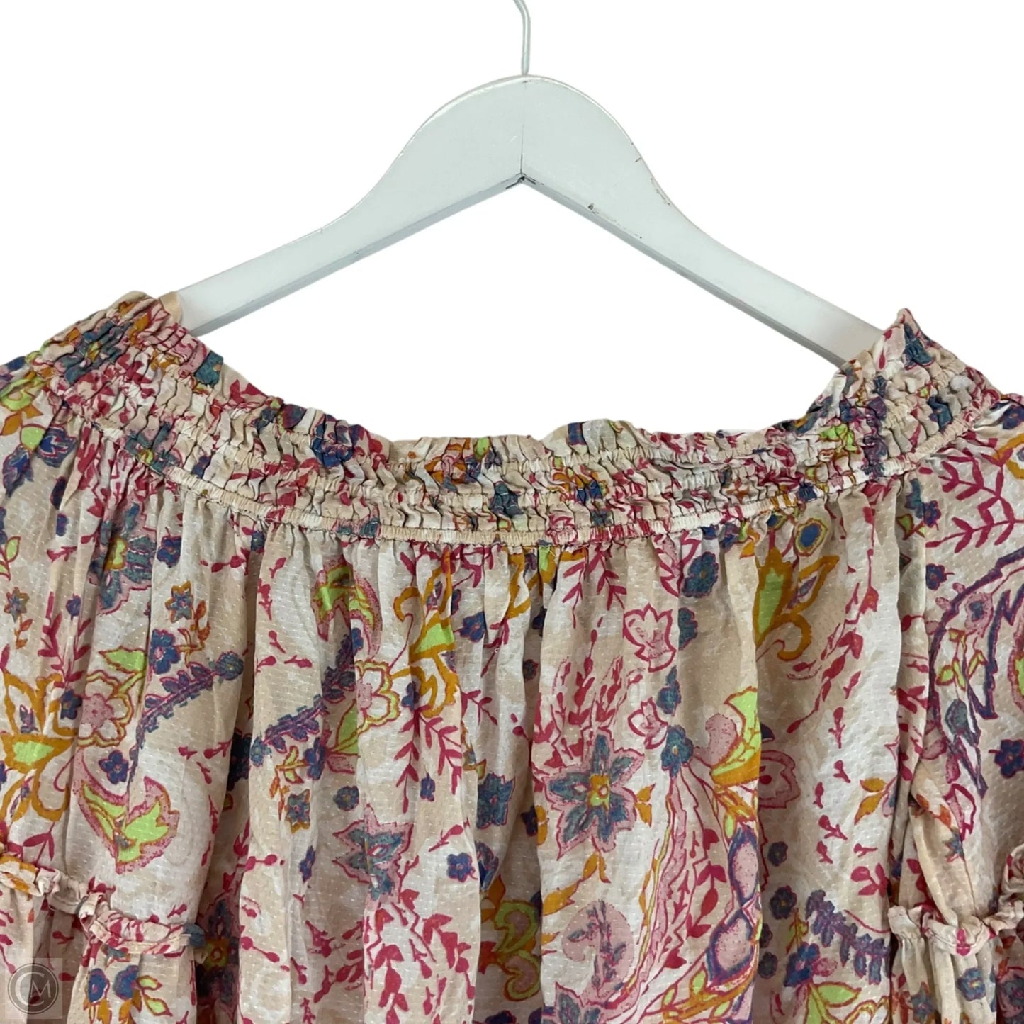 Top Long Sleeve By Free People In Multi-colored, Size: Xs