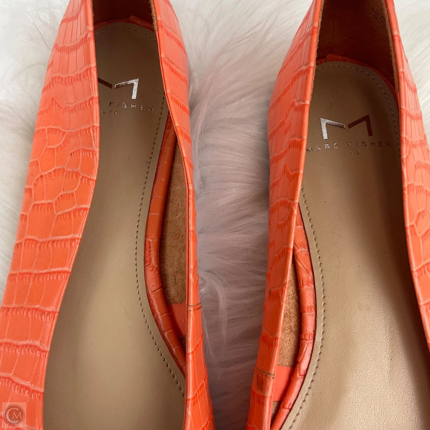 Shoes Flats By Marc Fisher In Orange, Size: 7
