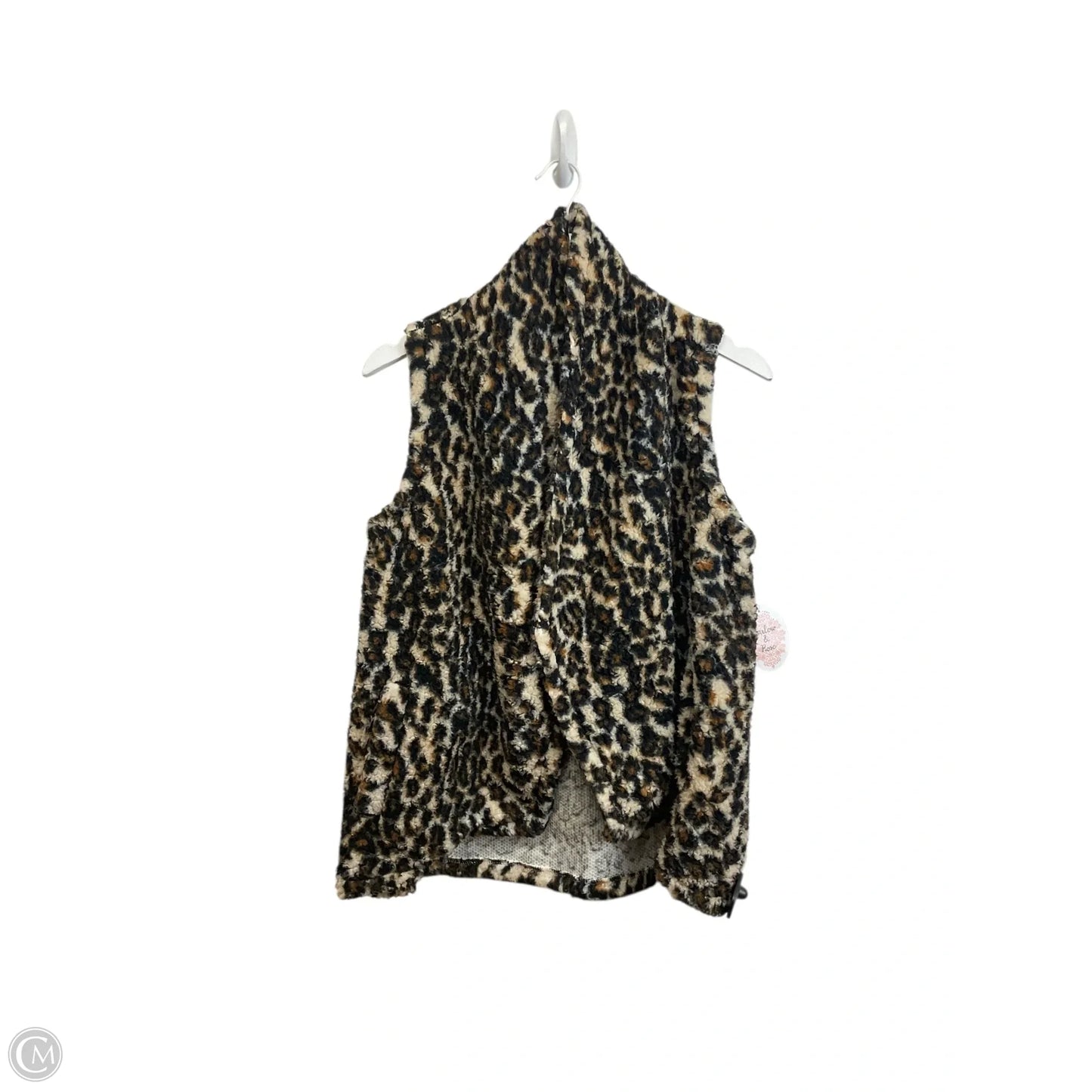 Cardigan By Clothes Mentor In Animal Print, Size: M